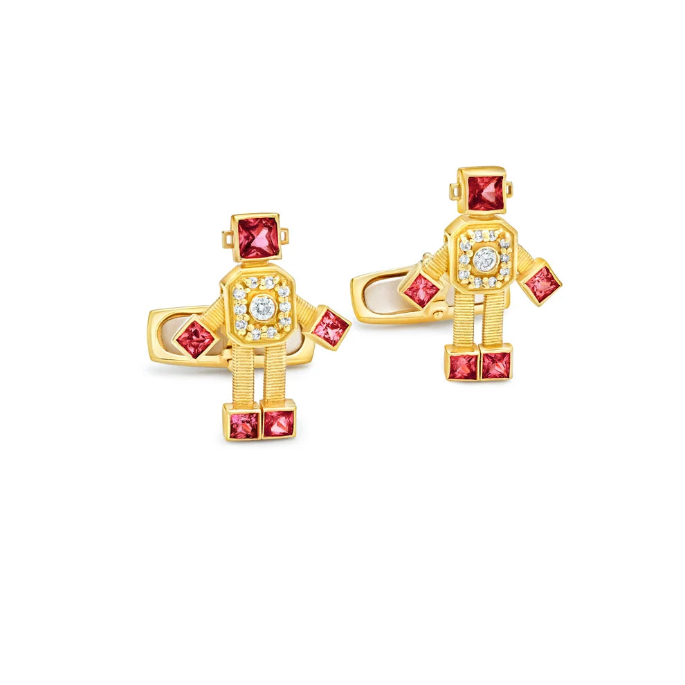 Lali Van Robot Cufflinks