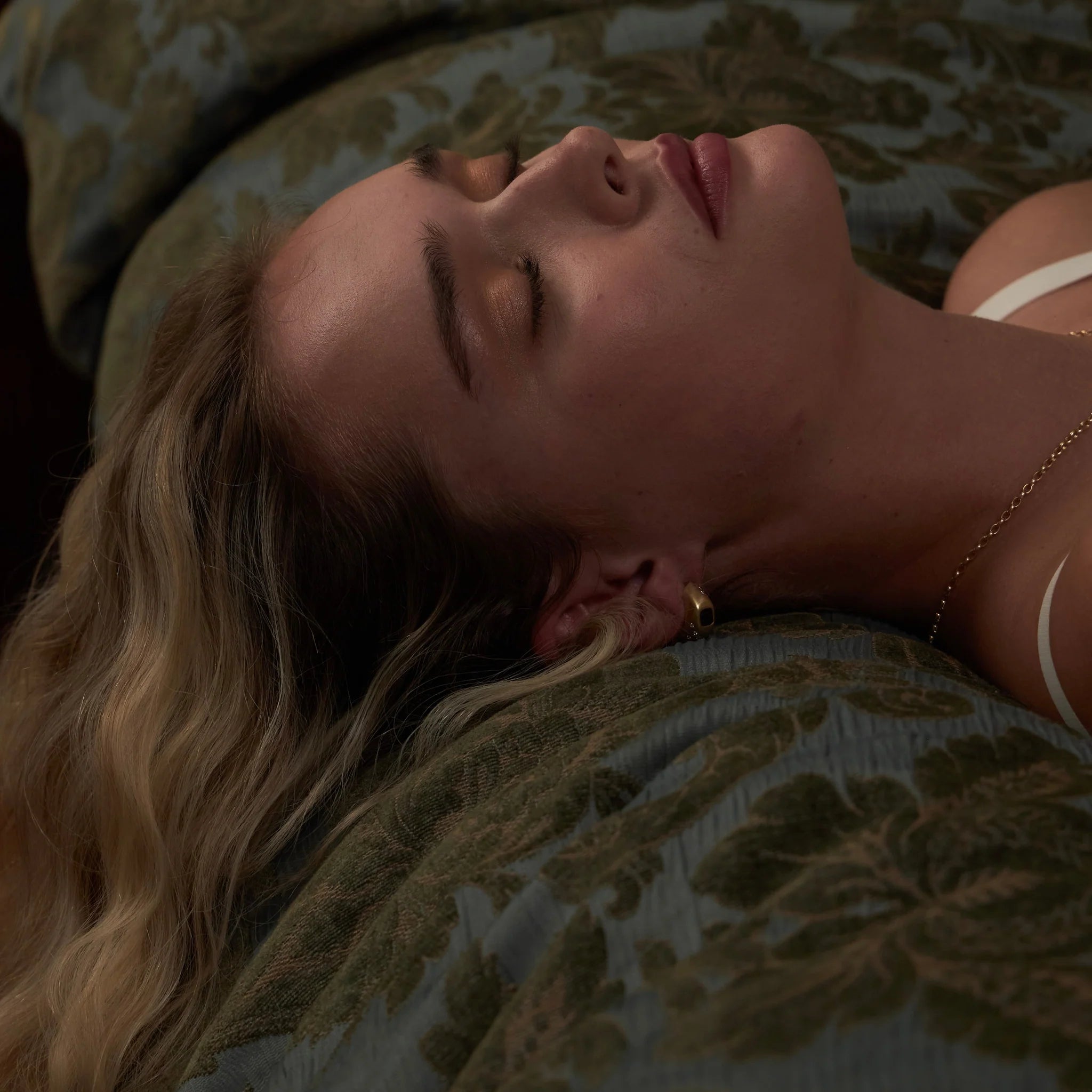 Sapphire Hinged Hoops