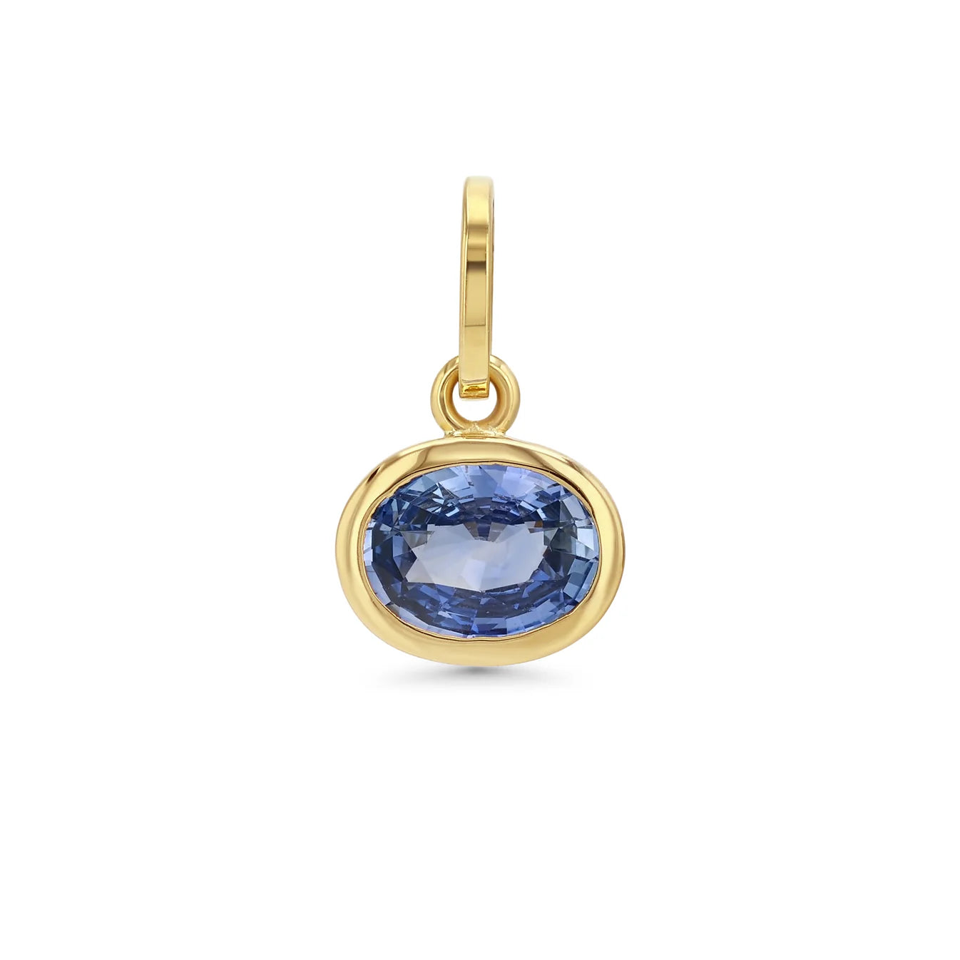 Oval Birthstone Charm