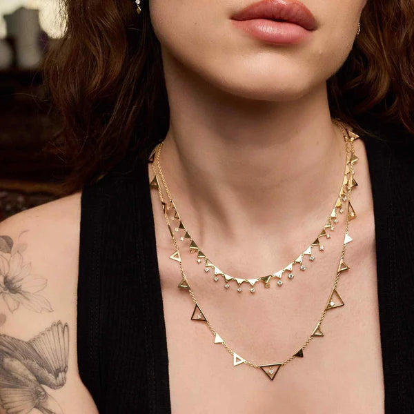 Shine Diamond Collar Necklace