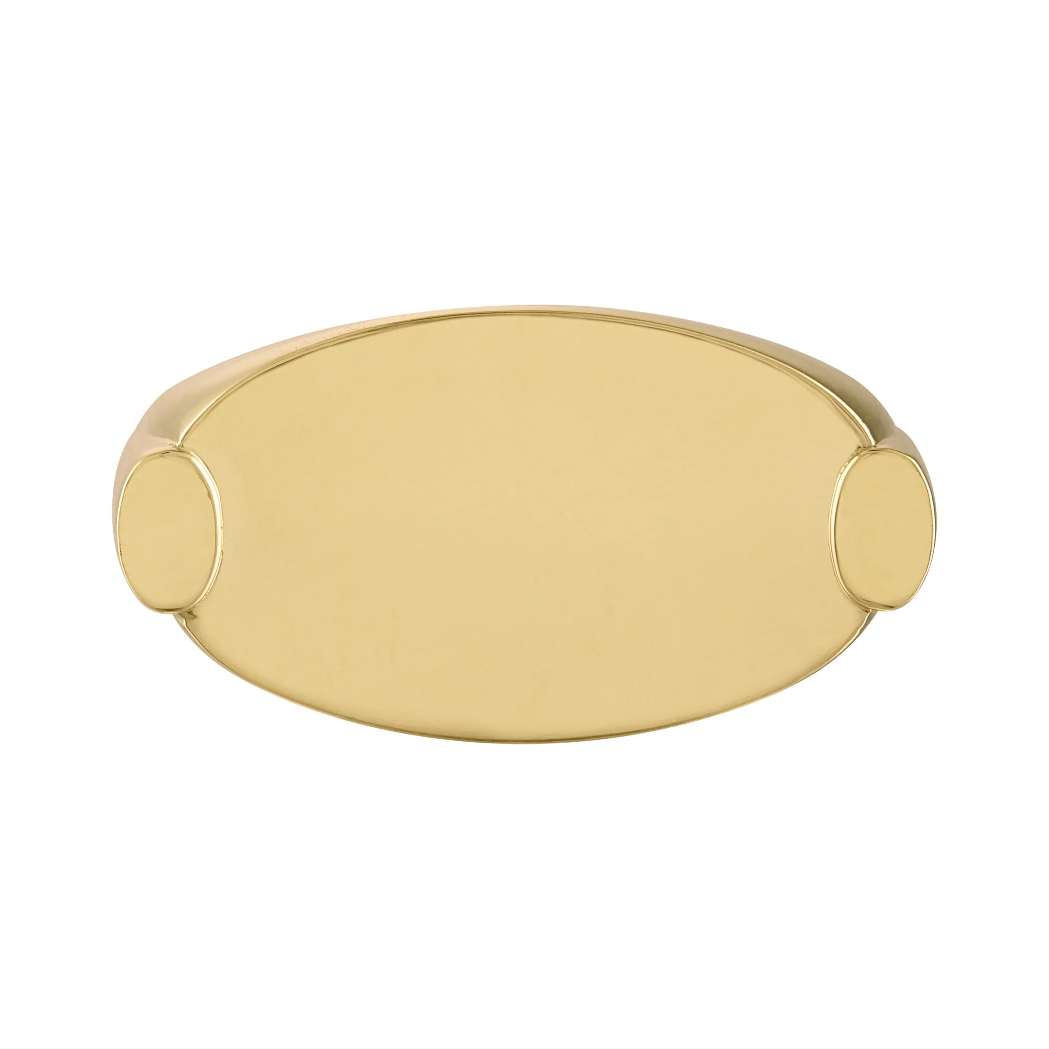 Oval 18K Signet Ring