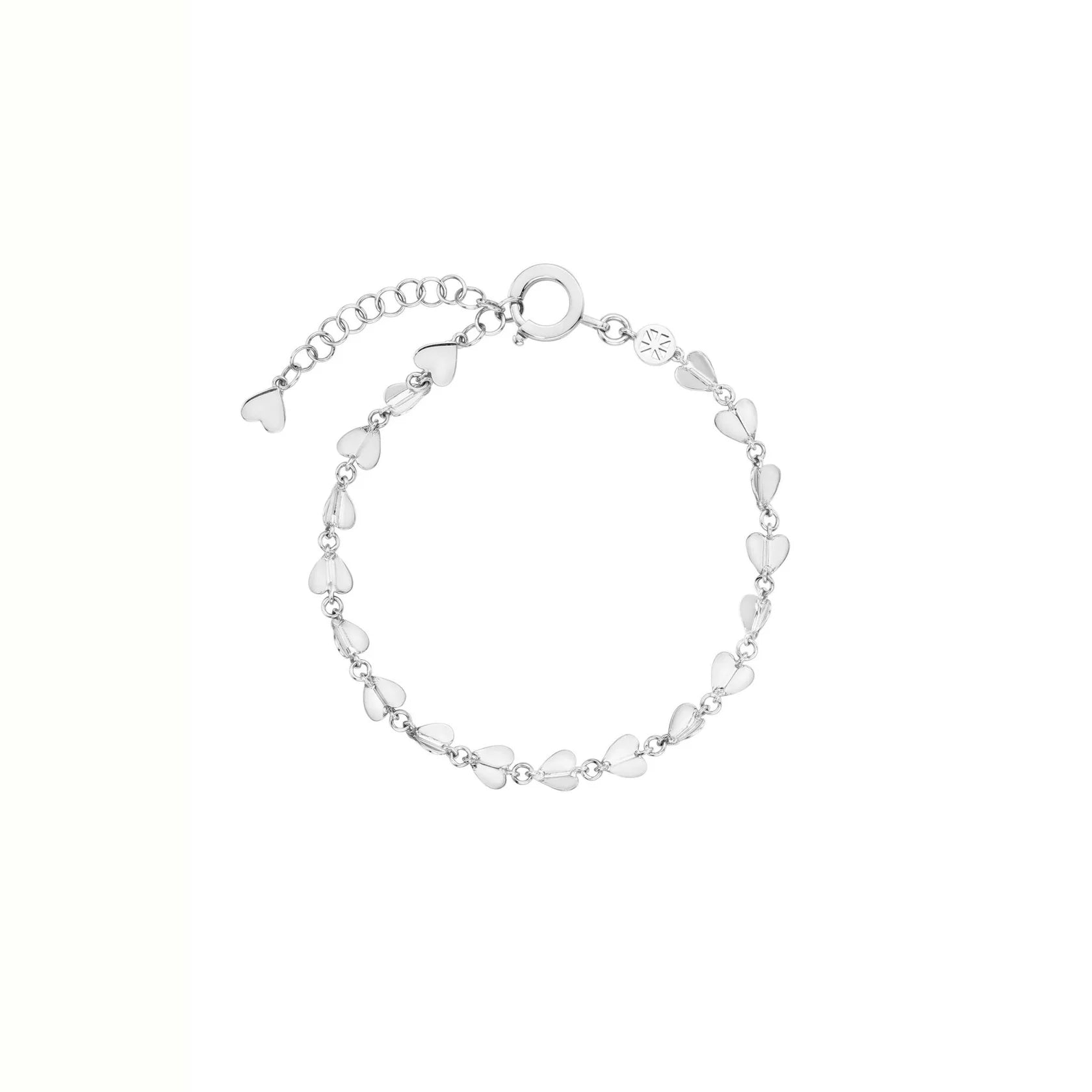 Narrow Wings Of Love Chain Bracelet