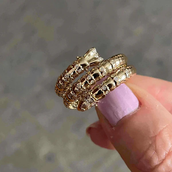 Swedish Fish Double Wrap Ring