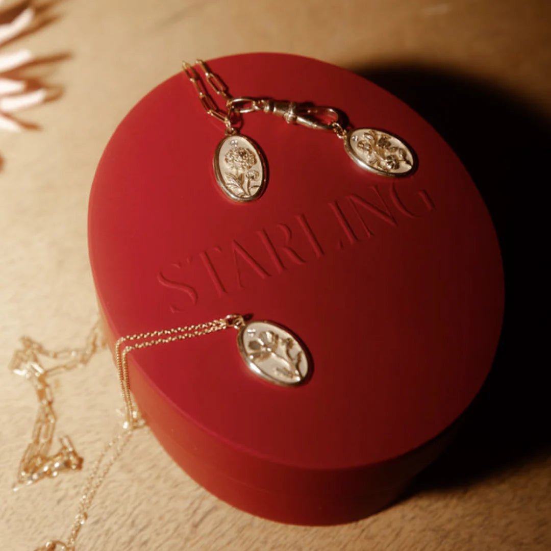 Sweat Pea Flower Charm