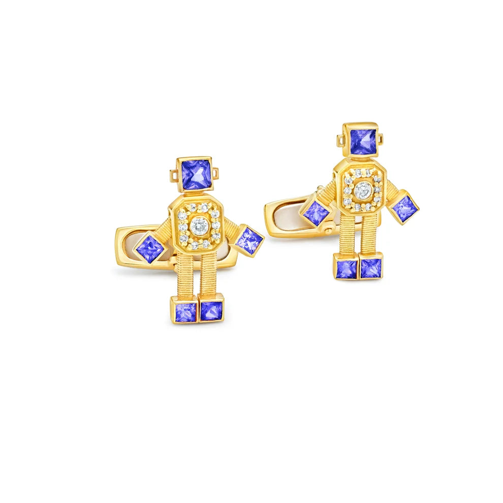 Lali Van Robot Cufflinks