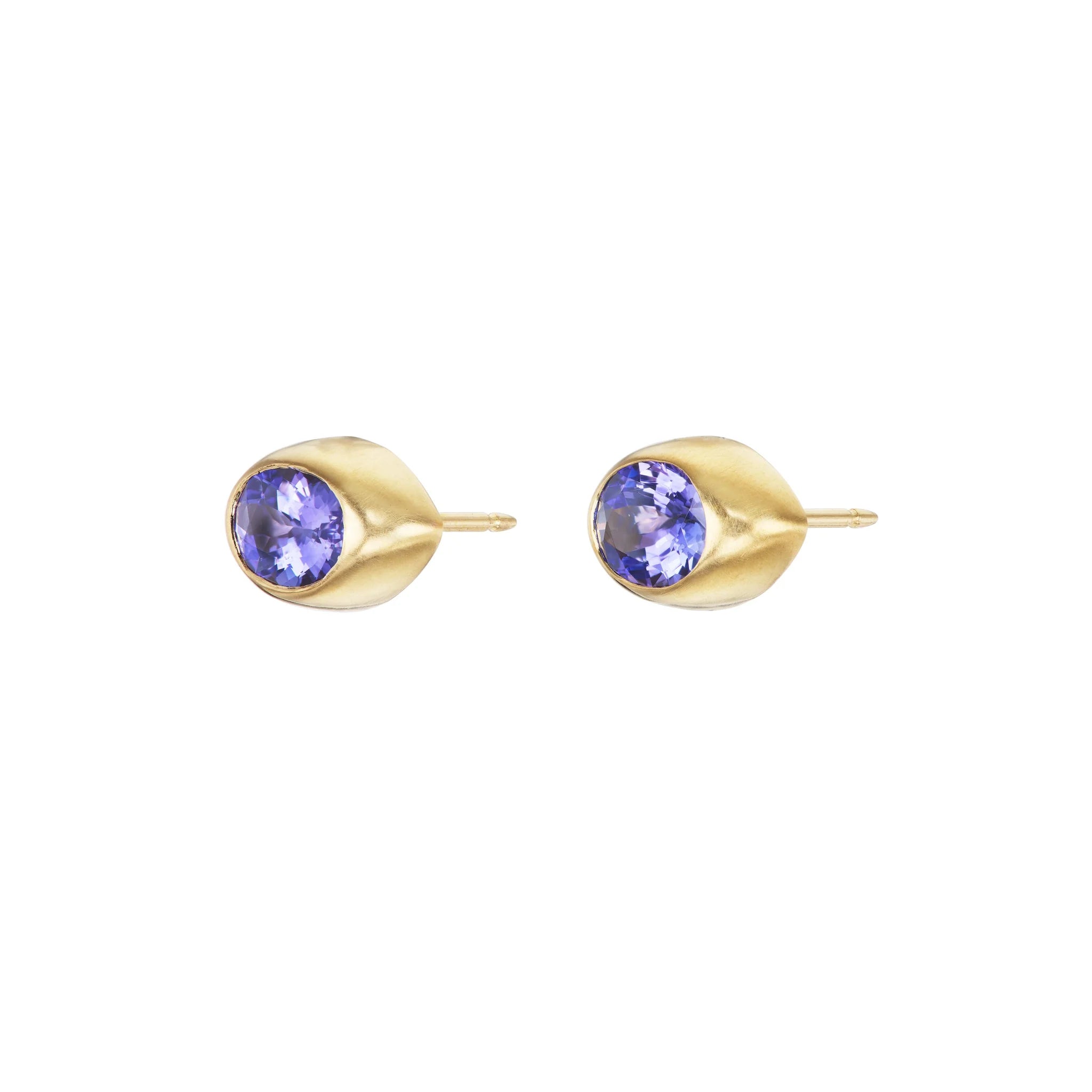 Tanzanite Eye Studs