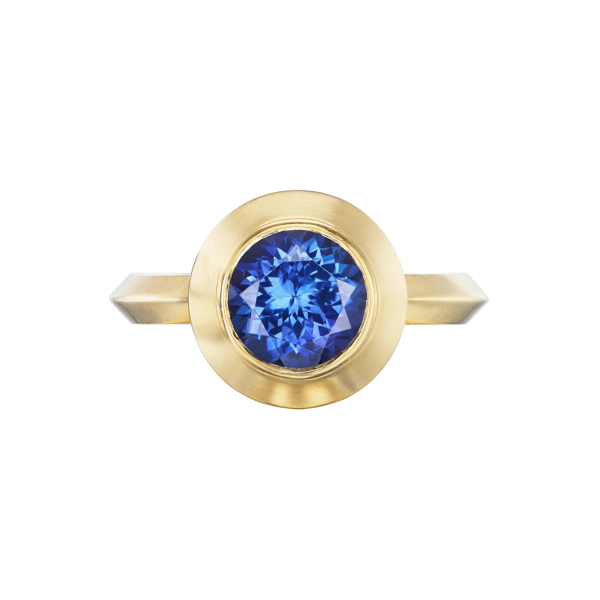 Tanzanite Mini Round Ring