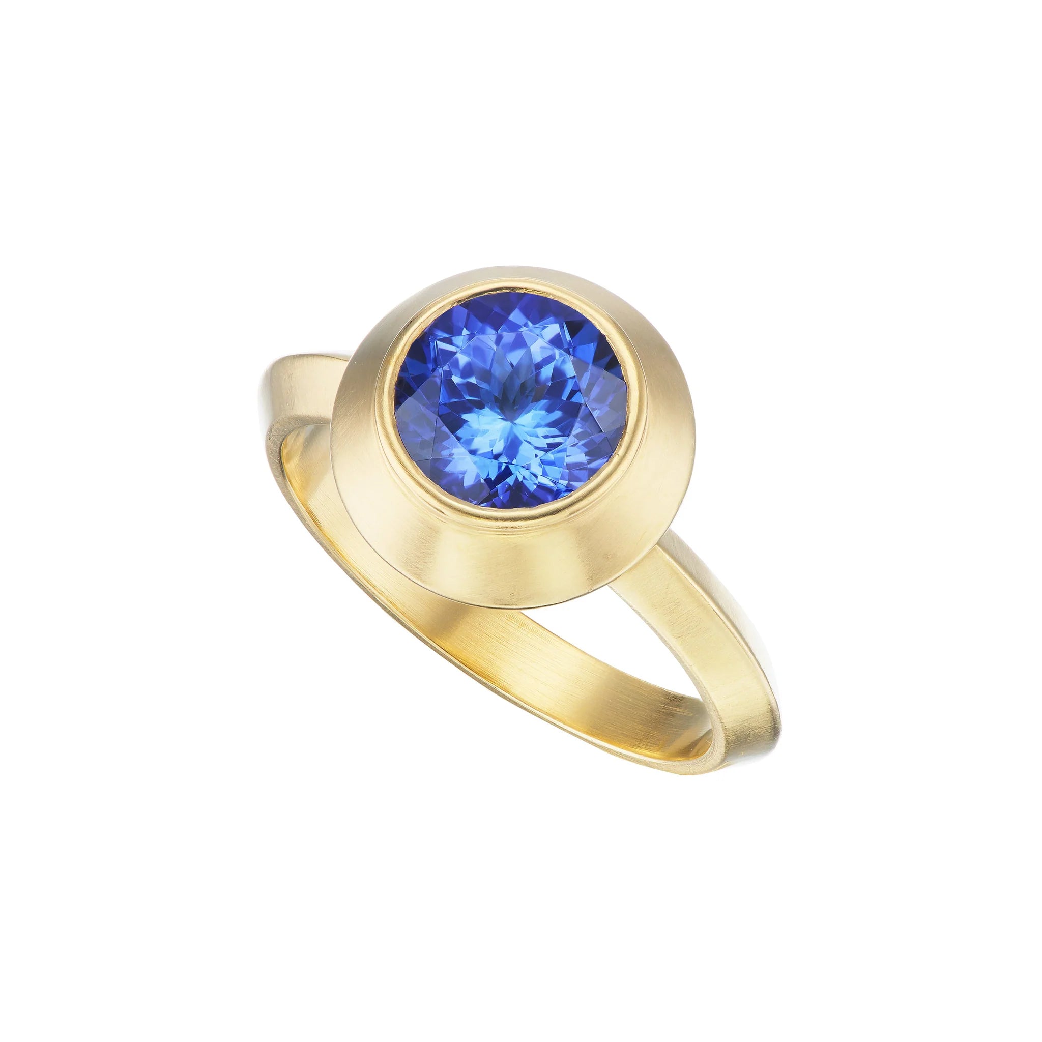 Tanzanite Mini Round Ring