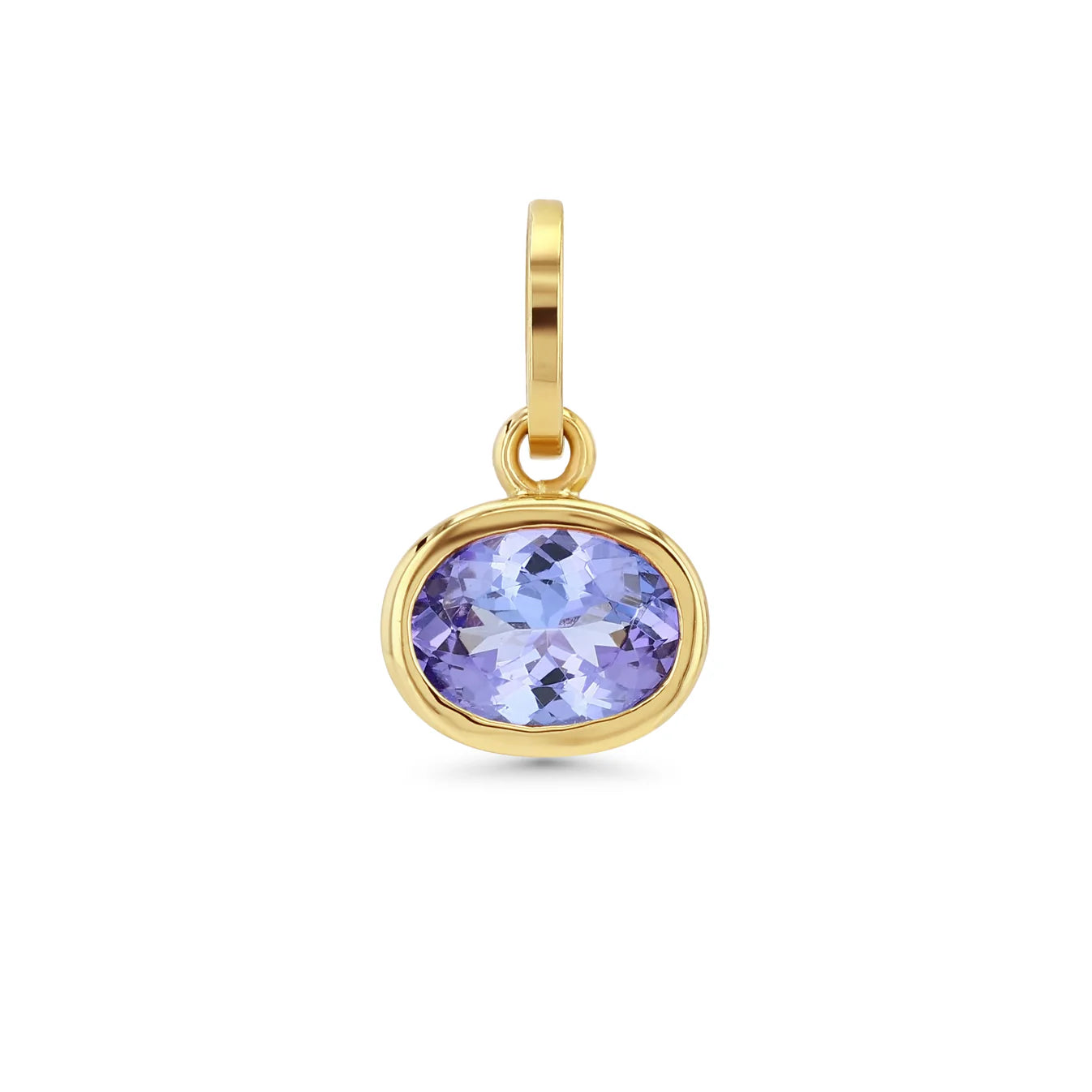 Oval Birthstone Charm