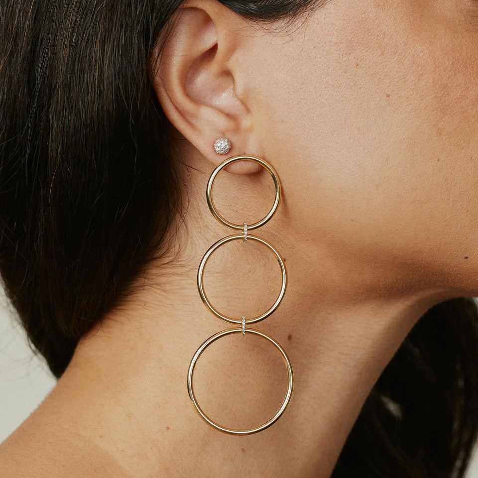 Triple Loop Earrings