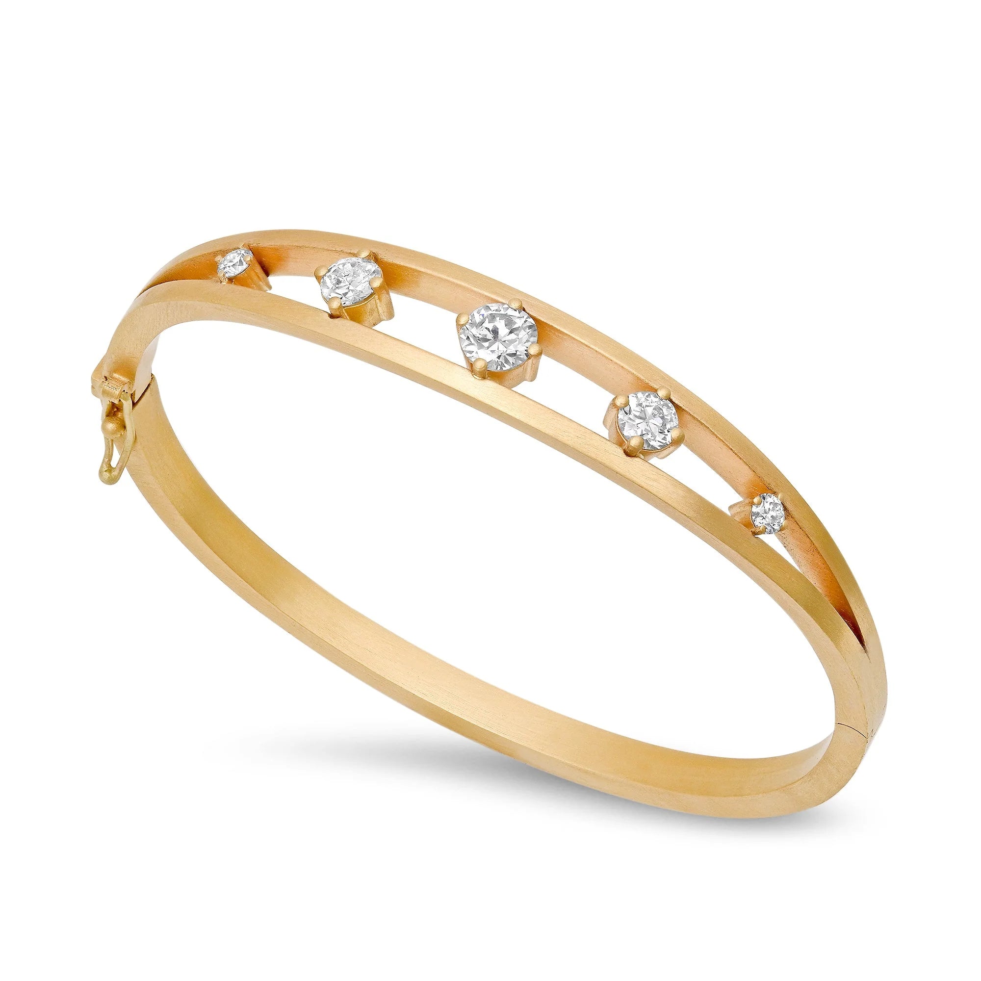 Victorian Floating Diamond Bangle