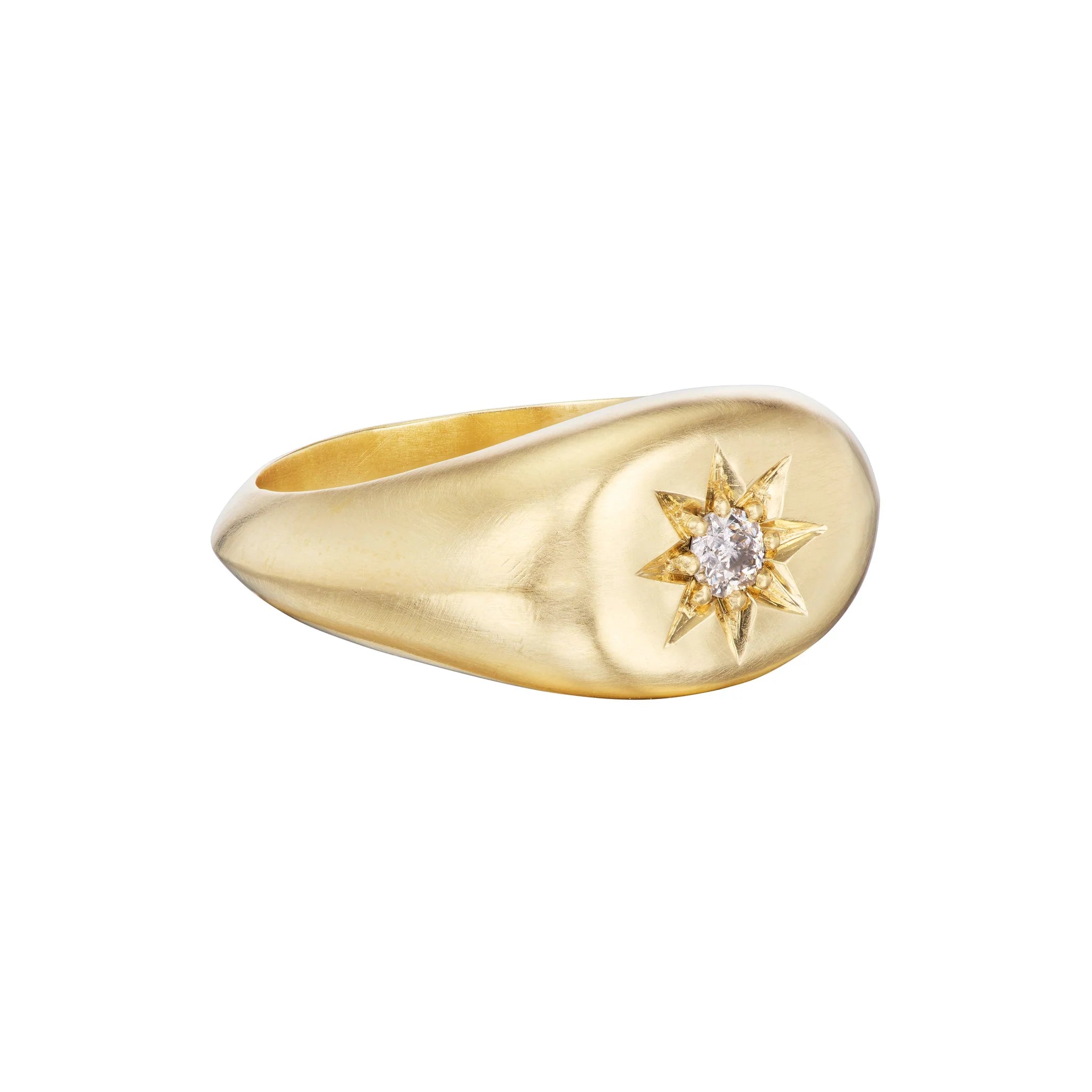 Victorian Star Signet Ring