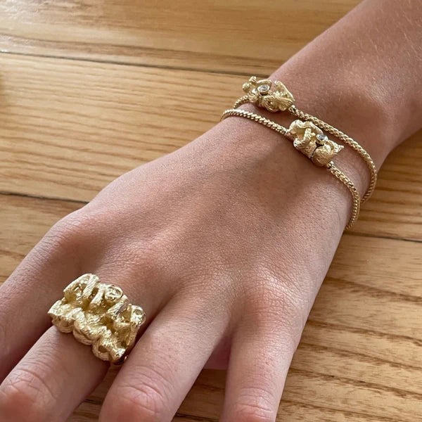 Wise Monkey Ring