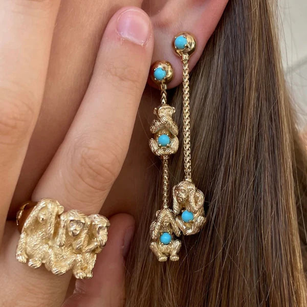 Wise Monkey Ring