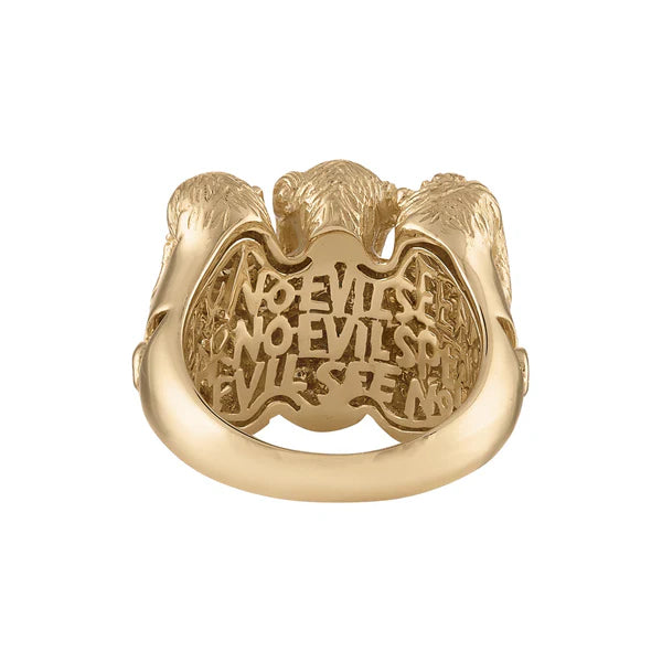 Wise Monkey Ring