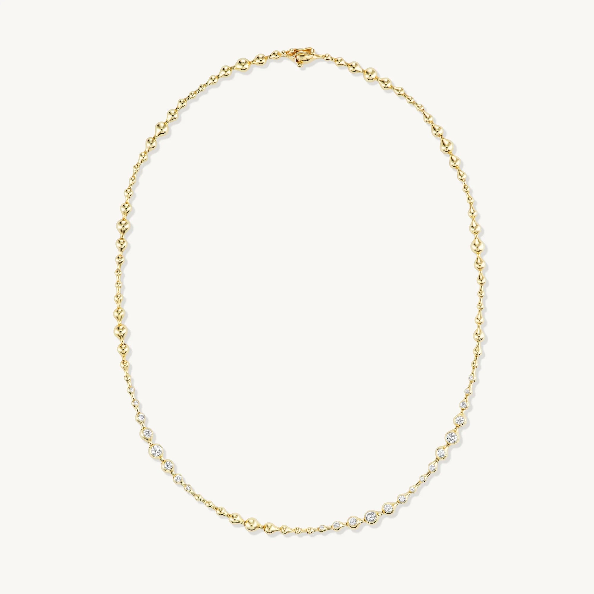 Ripple Diamond Necklace