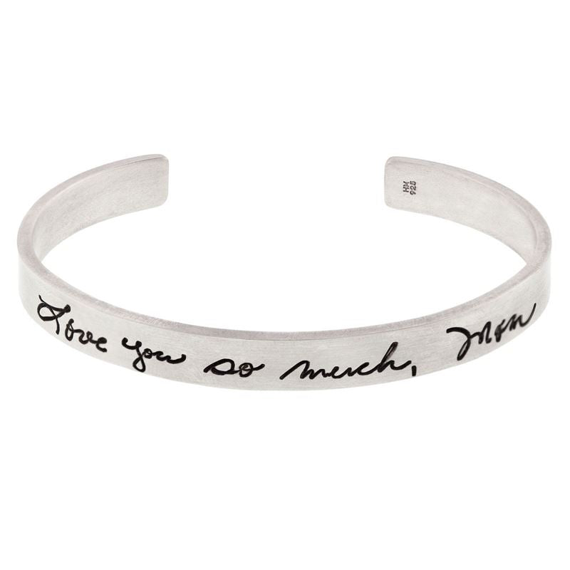 Handwritten Message Flat Cuff