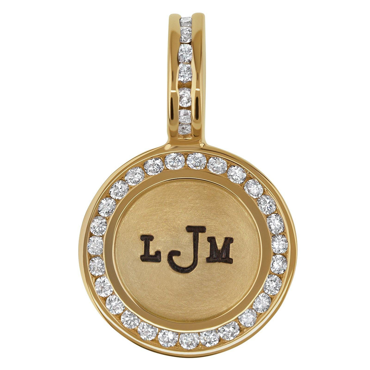 Monogram Channel Monogram Channel Set Round Charm