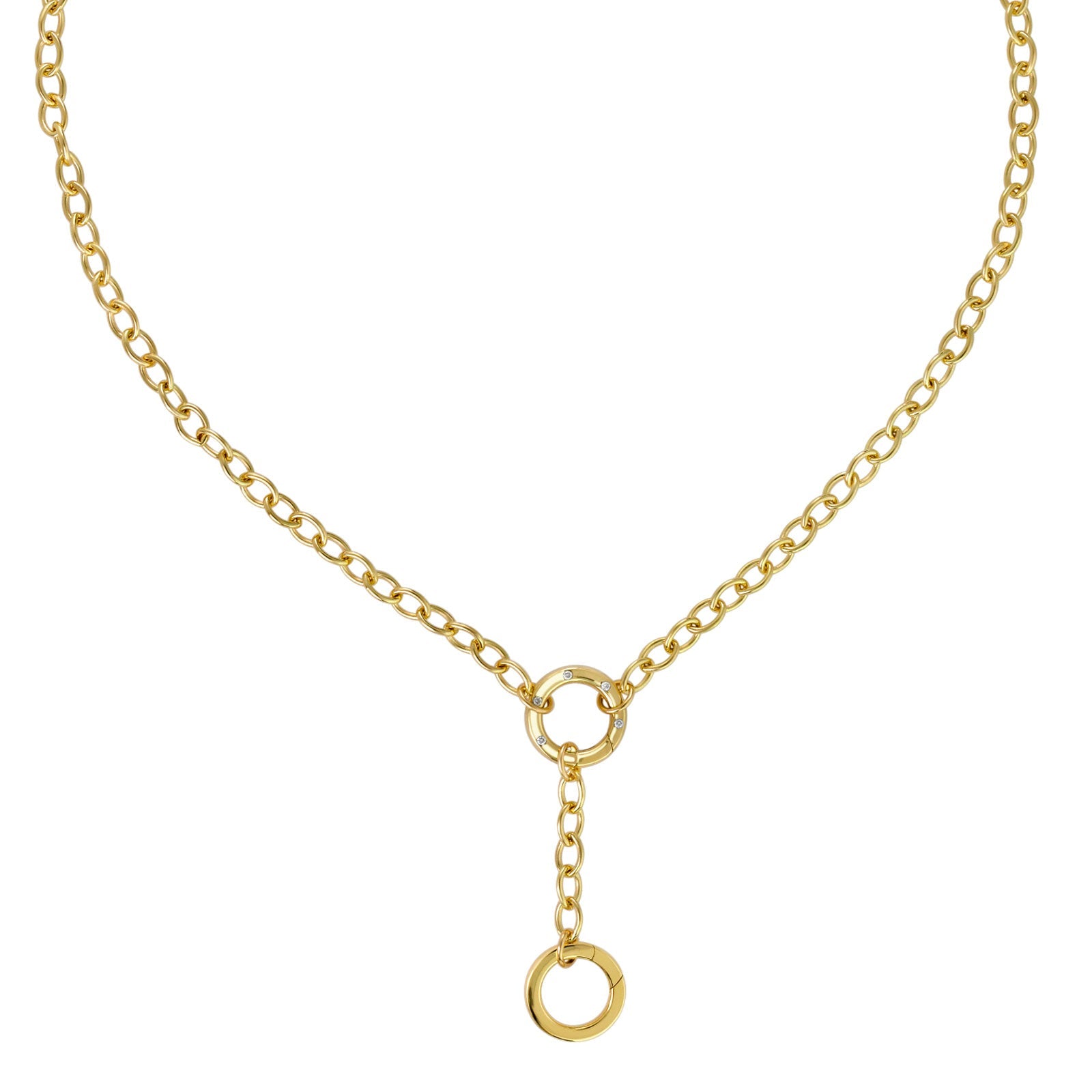 4.8mm Gold Double Hinge Chain