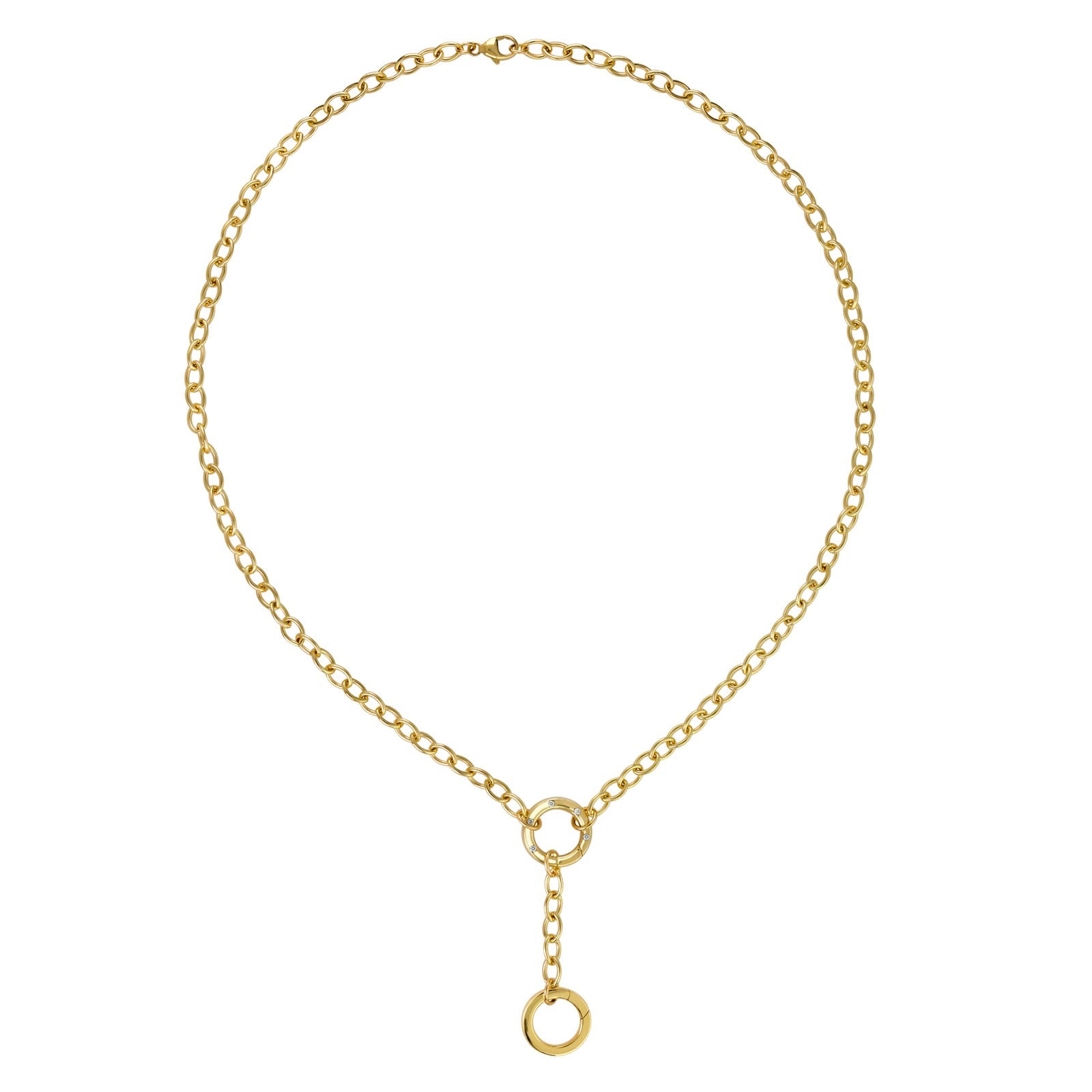 4.8mm Gold Double Hinge Chain