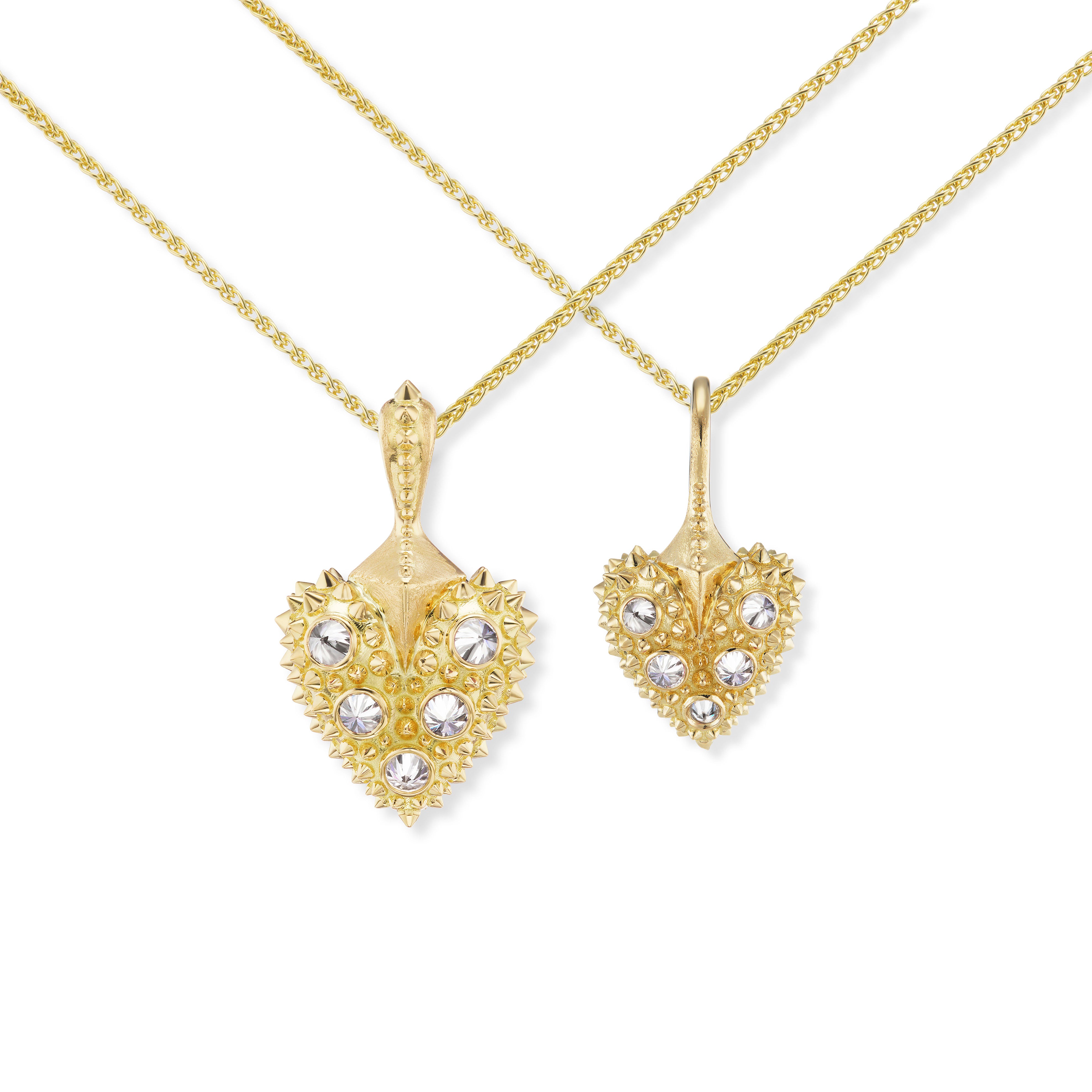 Diamond Pierce Your Heart Necklace