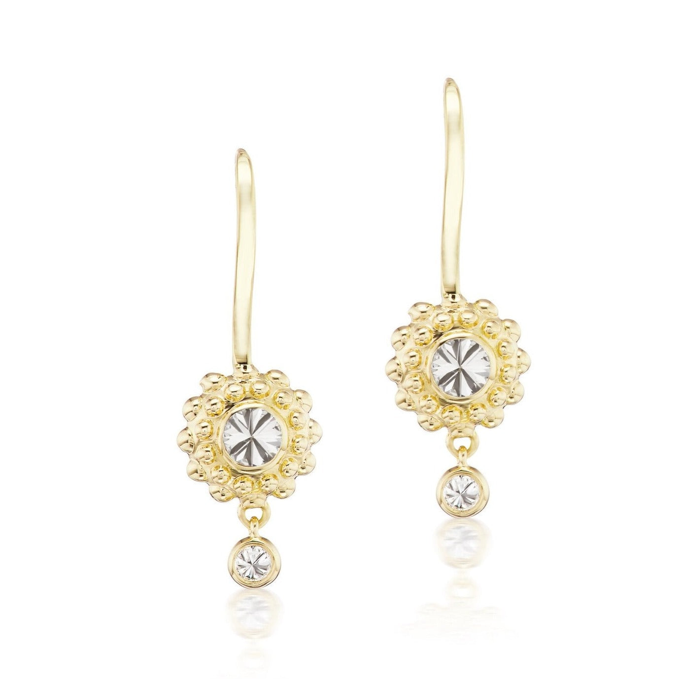 Diamond Evo Drop Earrings