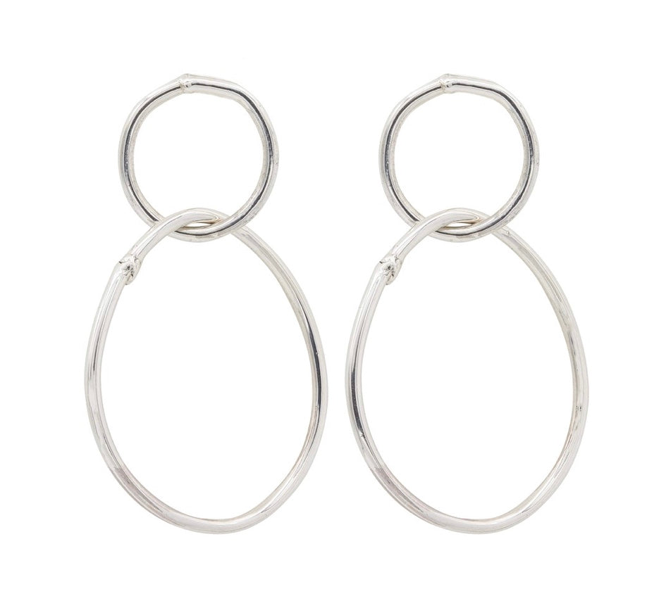 Sterling Double Drop Earrings