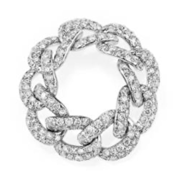 Essential Pavé Link Ring