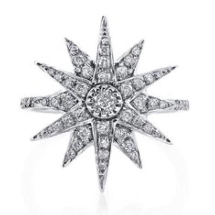 Diamond Starburst Ring