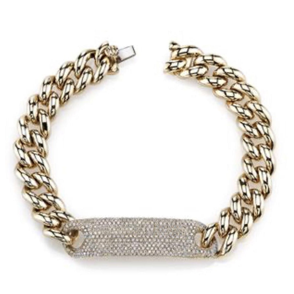 Essential Pave ID Link Bracelet