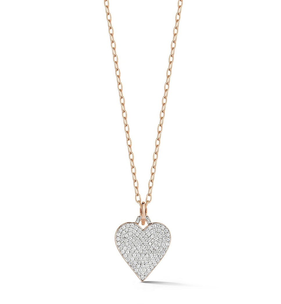 Dora Diamond Heart Charm