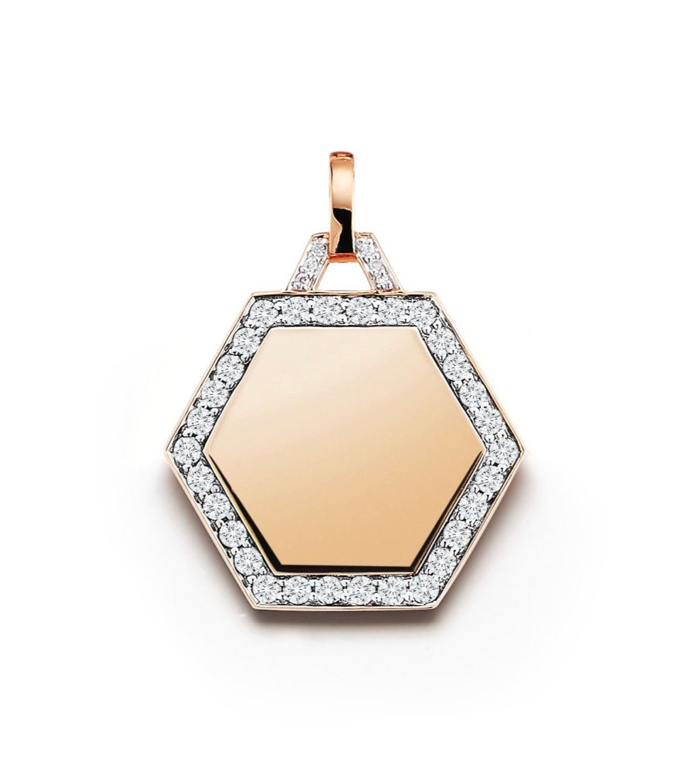 Dora Diamond Hex Charm