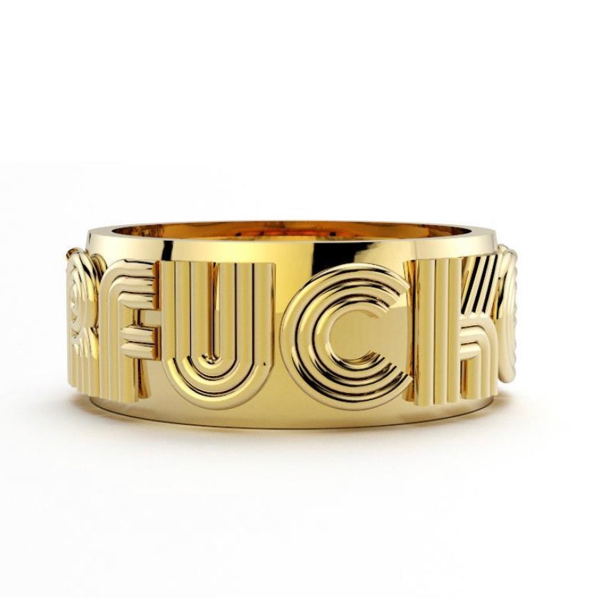 MOTHERFUCKER Band in Gold