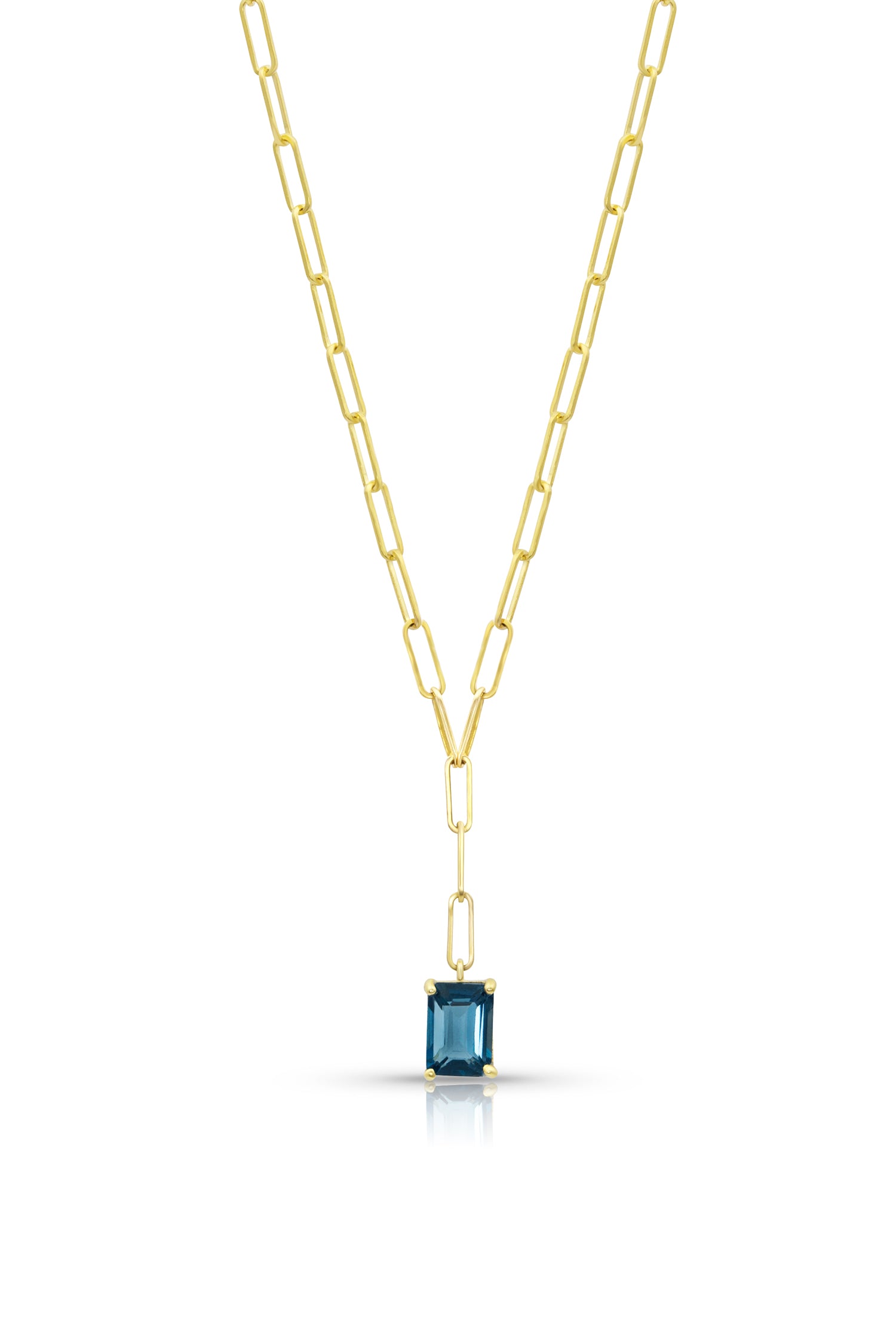 3 Stone Gemfetti Lariat Necklace