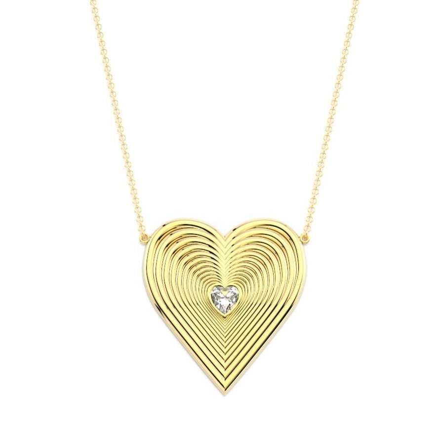 XL Radiant Heart Necklace