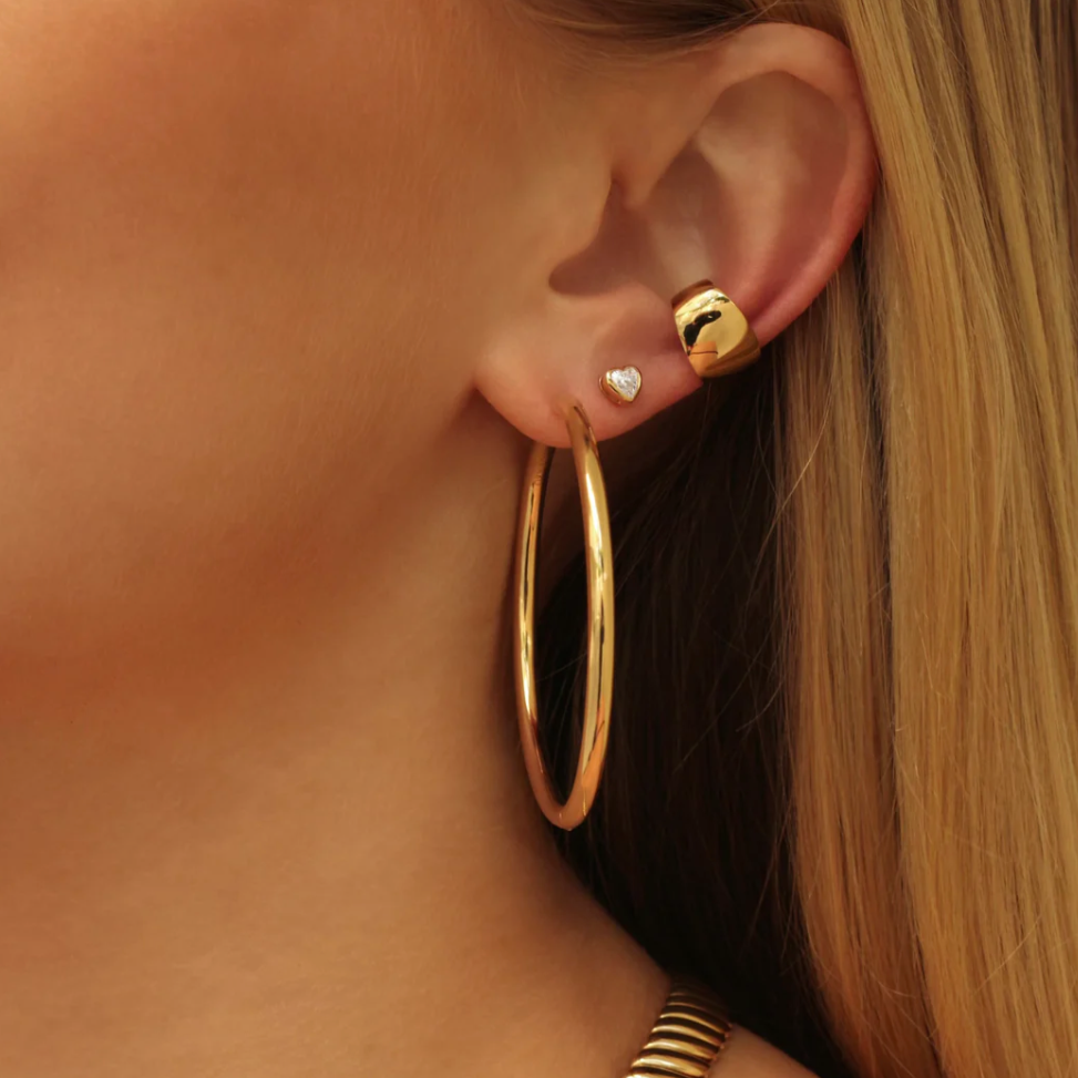 Galaxy Ear Cuff in Yellow Gold