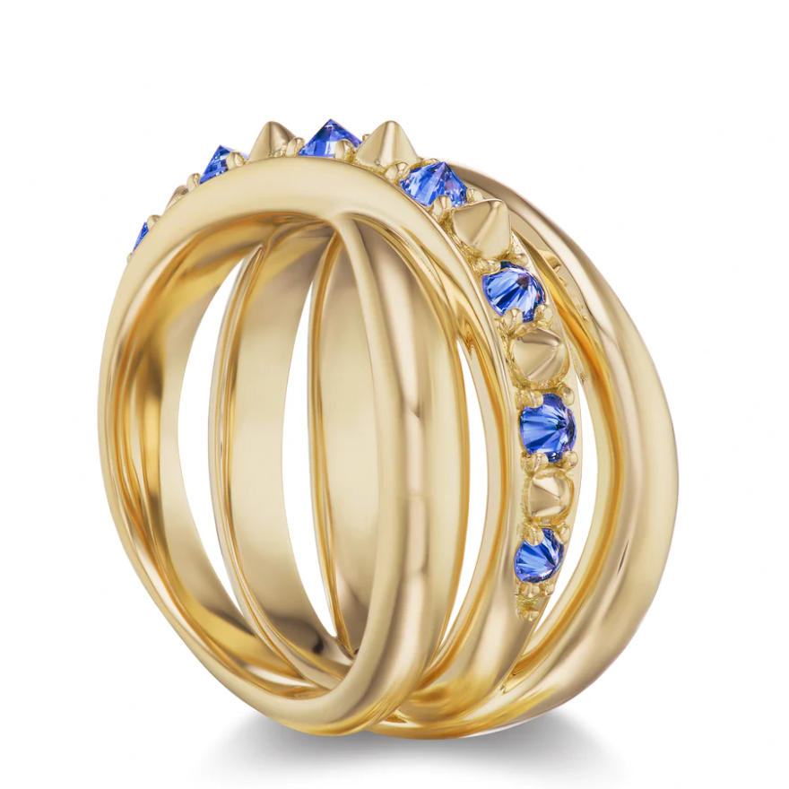 Amy's Attitude Blue Sapphire Ring