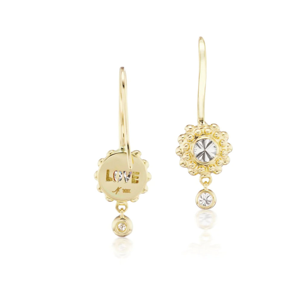 Diamond Evo Drop Earrings