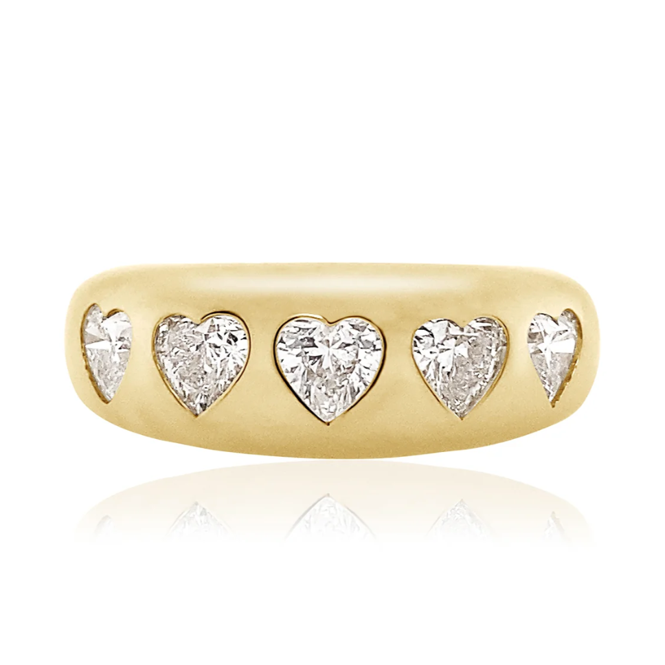 Diamond Heart Classic Nomad Ring