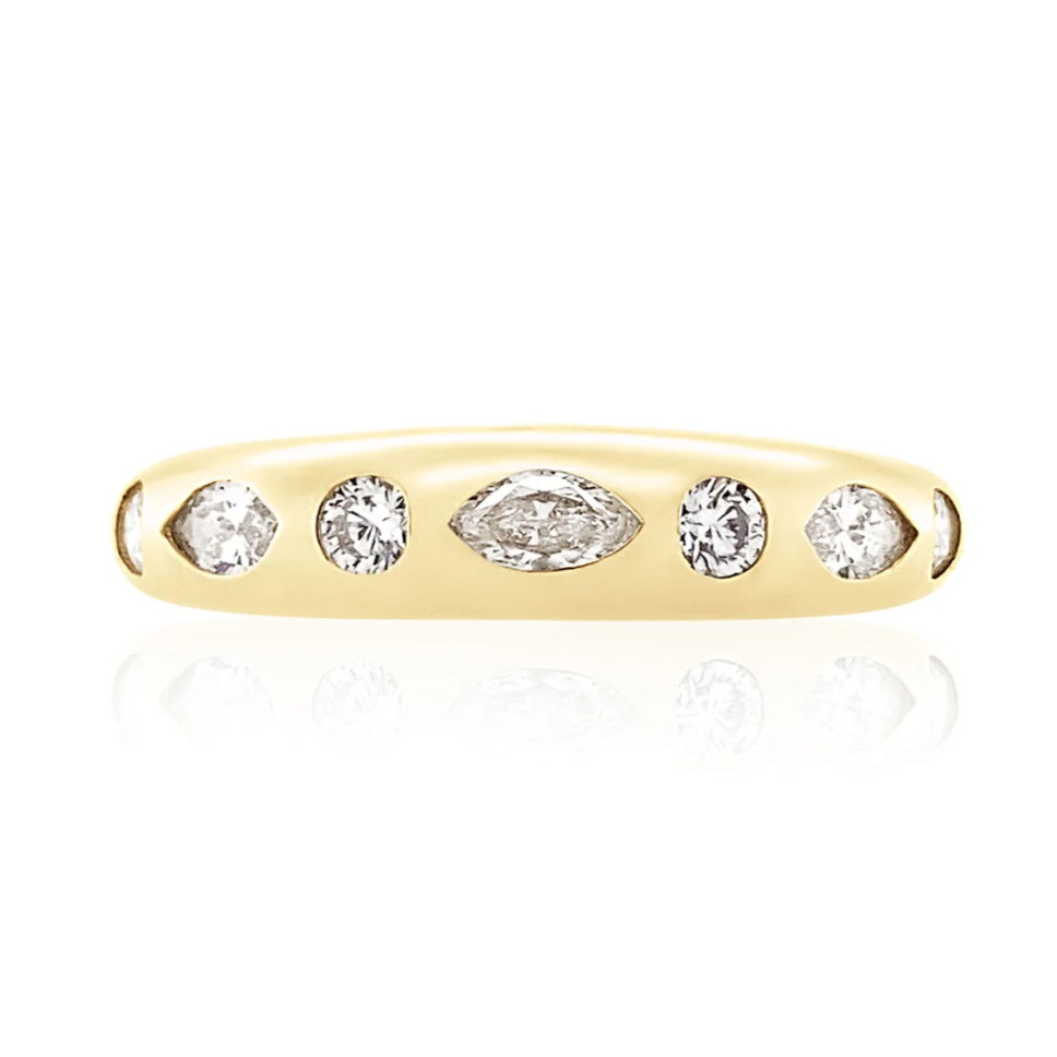 Round & Marquise Skinny Nomad Ring