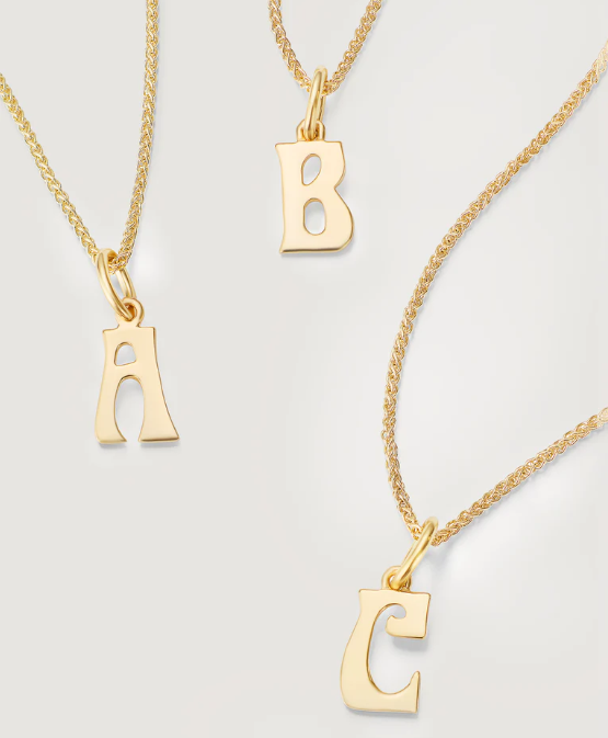 Initial Charm Necklace