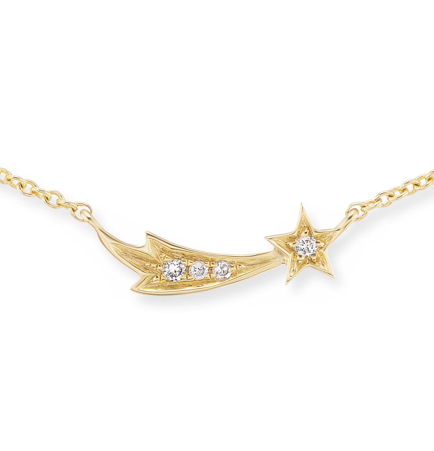 Shooting Star Charm Necklace