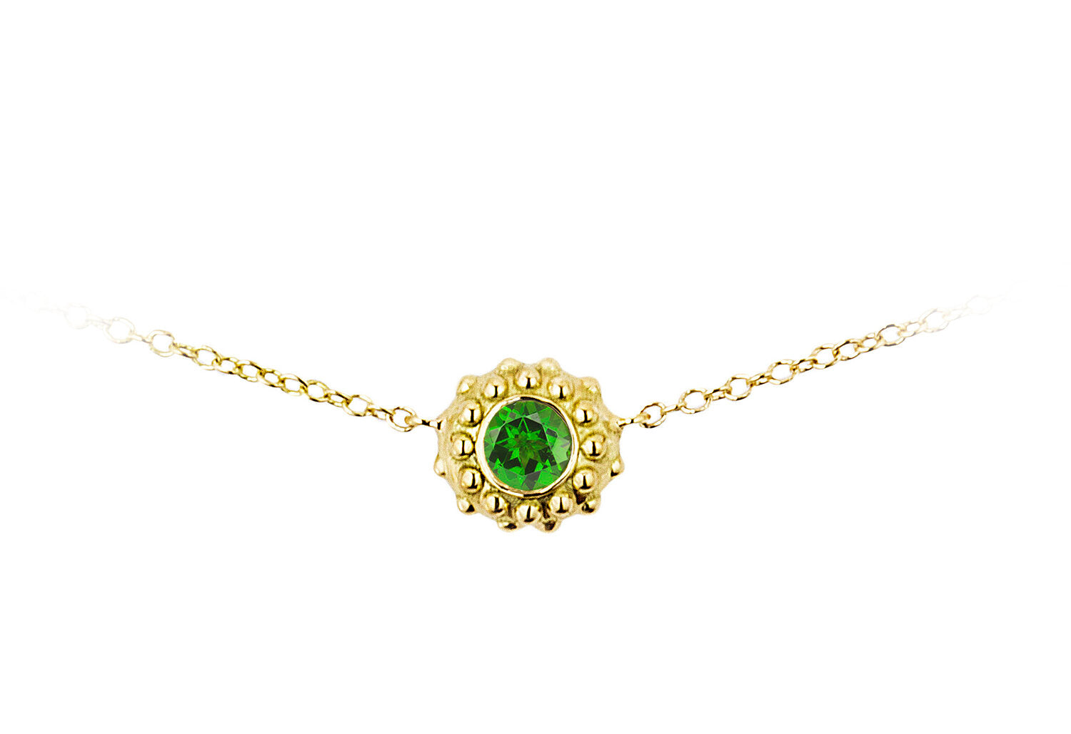 Evo Tsavorite Garnet Necklace